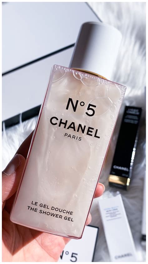 chanel 5 shower gel